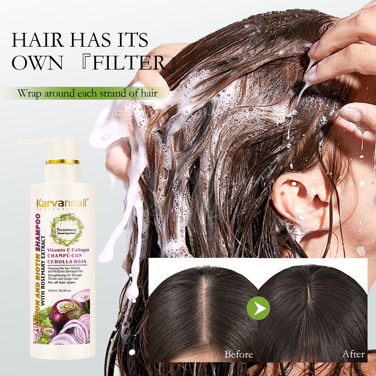 Rosemary Biotin Anti-Hairfall Shampoo - Image 15