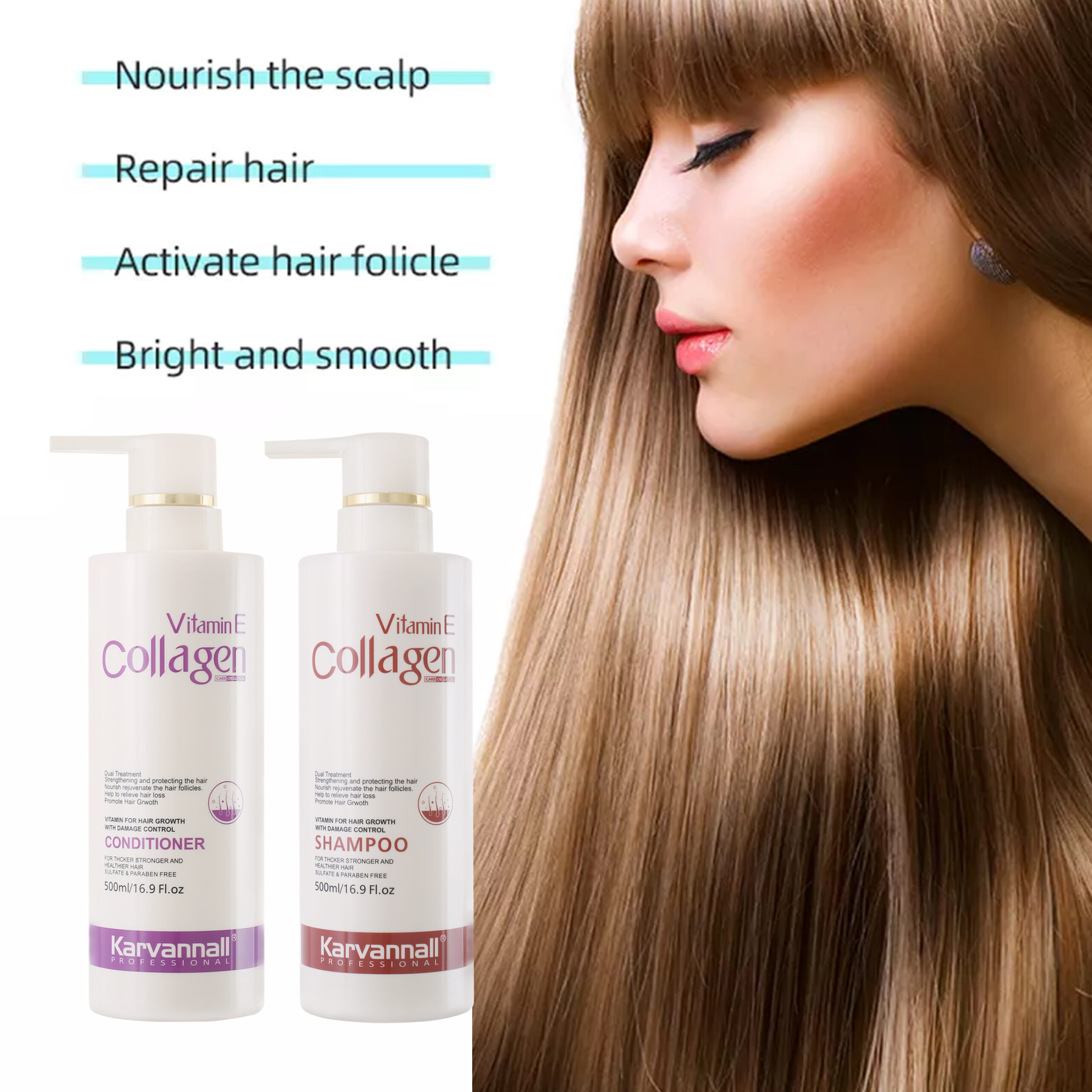 Karvannall Vitamin E Collagen Hair Conditioner - Image 2